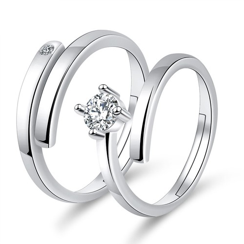 2pz anelli aperti argento - anelli,