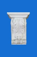 CAPITELLO-MENSOLA IN GESSO -Art.3- (Prodotto laccato bianco)