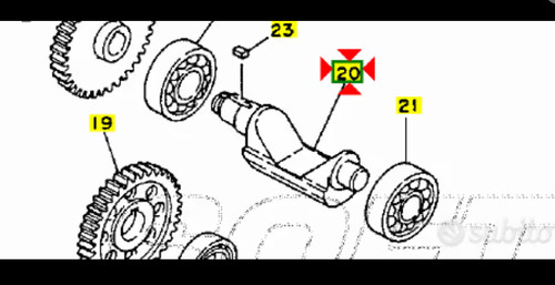 Contralbero motore yamaha - -contralbero,