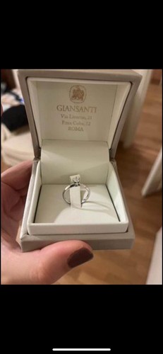 Anello solitario con diamante - solitario,