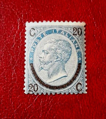 1865 sovrastampato ferro - 1865,