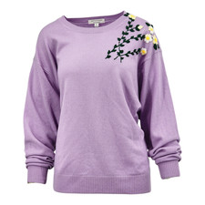 Maglione girocollo donna puro