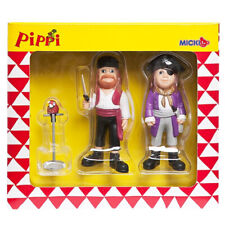 Pippi Calzelunghe Set 2 Pirati con Pappagallo Rosalinda