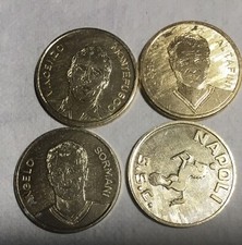 NAPOLI  MEDAL CALCIO -1971/72 "ALTAFINI,MONTEFUSCO,SORMANI,JULIANO, IMPRO