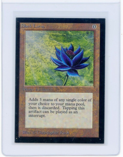 Black lotus beta - artist, proof