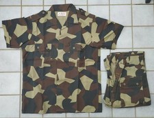 RARA UNIFORME MIMETICA ESERCITO PERU ANNI '70 GIACCA + PANTALONE no elmetto