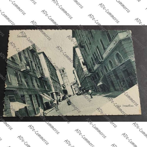 Cartolina savona via - cartolina,