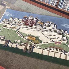 Tappeto vintage annodato a