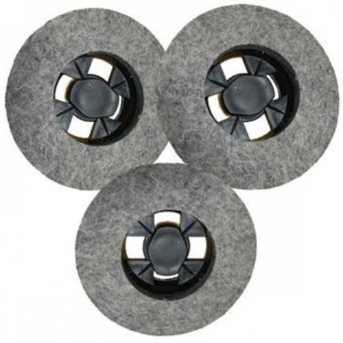 Kit 3pz spazzole feltro - kit,