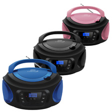 Lettore CD Portatile MP3 Bambini Radio Cd Stereo Boombox in 3 Colori