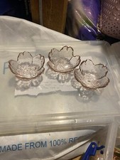 15x portacandele in vetro rosa