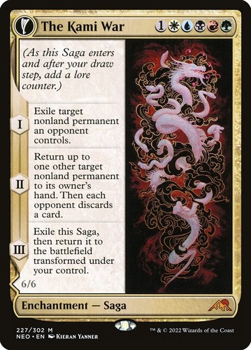 The kami war mtg - war:,