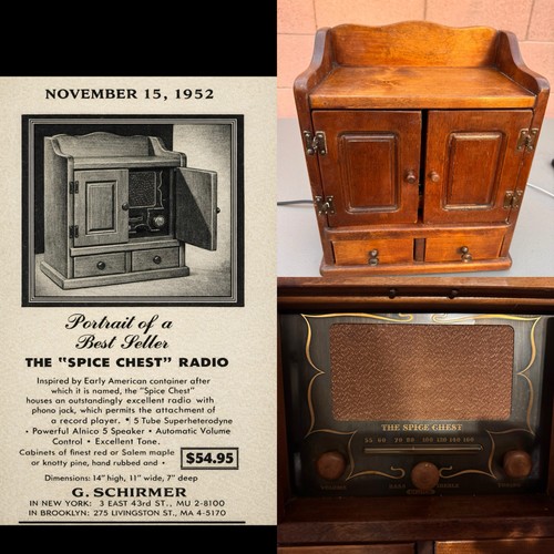 Radio valvole the guild - the,