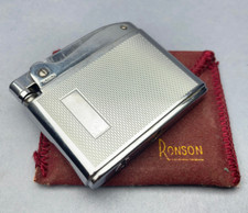 RONSON ADONIS LIGHTER. Original folder. Mechero Feuerzeug Briquet Accendino 点烟器