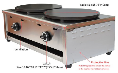 Macchina per crepe gas - macchina,