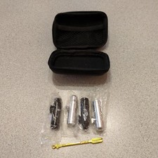 Kit 4 Sniffer In Metallo e Cucchiaino da Tabacco