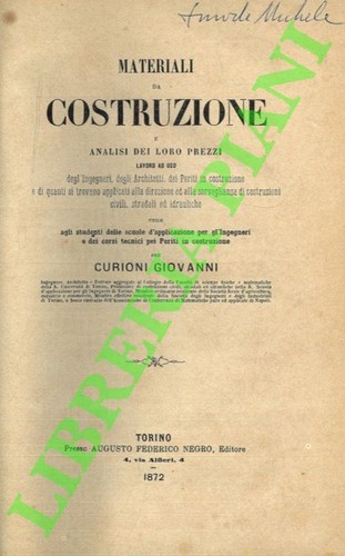 Curioni giovanni materiali - giovanni,