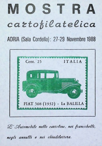 Cartolina mostra - cartolina,