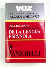 Diccionario Para La Enseñanza De La Lengua Española Zanichelli Vox 1995