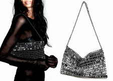 ZARA BORSA METALLIZZATA CON
