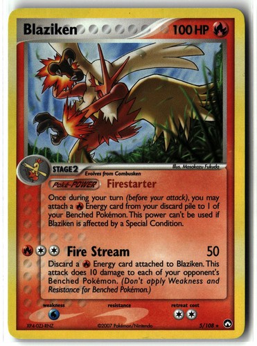 Blaziken 5 108 holo - 5/108,