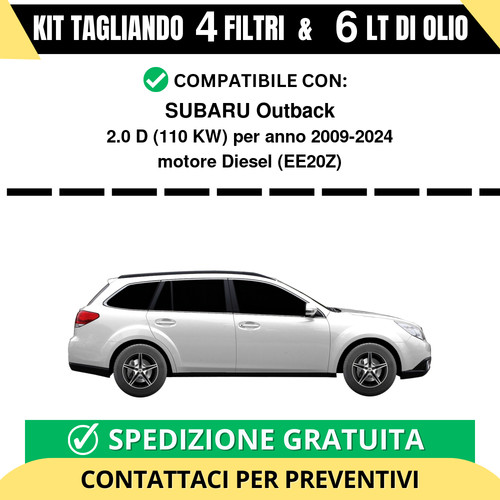 Tagliando per subaru outback - per,