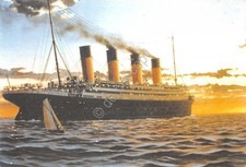 Cartolina Nave RMS Titanic White Star Line 