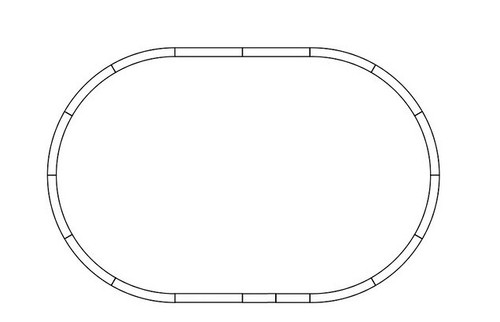 087 roco tracciato ovale - 087,