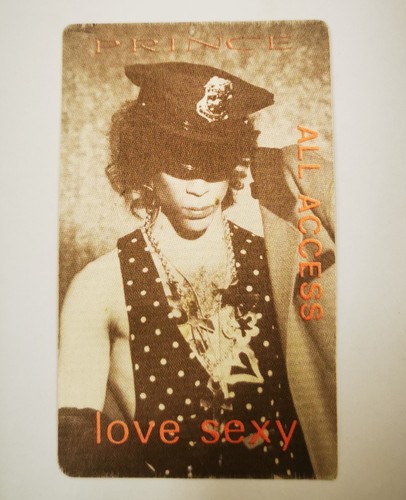 Prince tour pass lovesexy - prince,