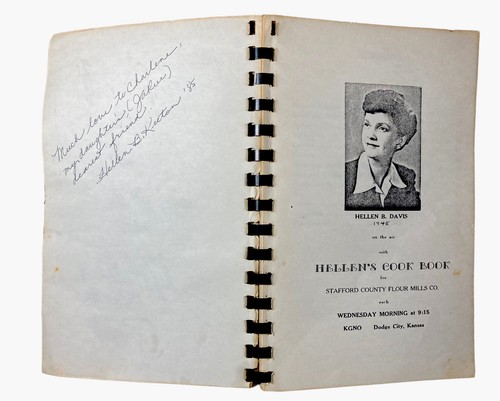 Signed hellen cookbook - hellen’s,