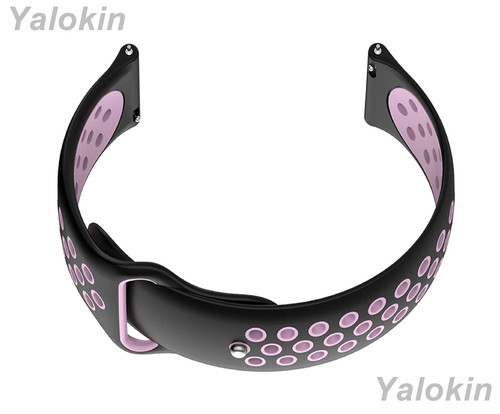 Cinturino nero rosa con - nero, e