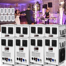 8X Macchine Pirotecniche Cold Spark Fuochi d'artificio DMX Stage Spark Effetto Scintillante