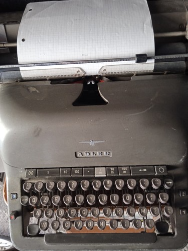 Macchina scrivere adler - macchina,