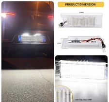 PLACCHETTE A LED LUCI TARGA  24 LED 6000K Alfa Romeo Giulietta Mito 147 156 159