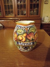 Brocca caraffa ceramica Vietri
