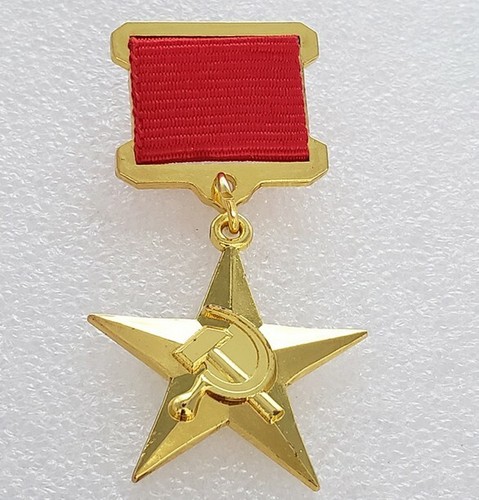 Medaglia oro russa sovietica - d'oro,