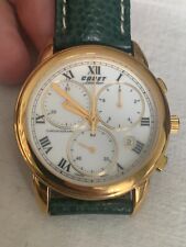 Cadet Chronograph Swiss Made quartz Eta 251.262 cassa placcata oro 38.5mm NUOVO