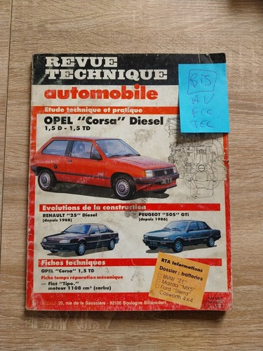 Revue technique opel - technique,
