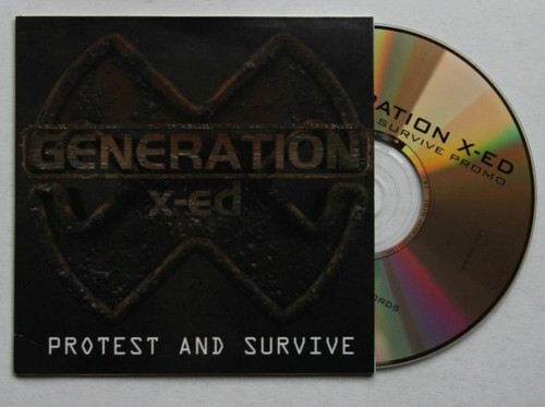Generation protest - generation, x-ed