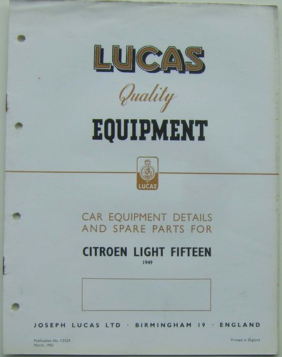 Citroen light 1949 - 15,