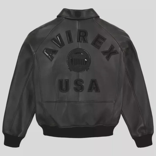 Giacca moto uomo avirex - giacca, nera