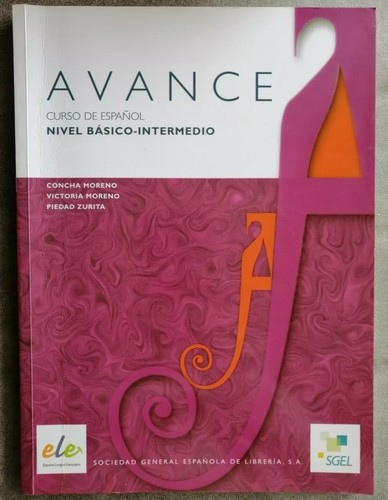 Avance curso espanol - avance, nivel