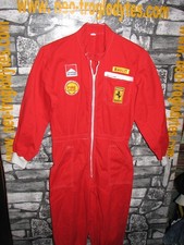 Vintage Ferrari racing team formula1  jersey shirt track pilot tuta  kids '80s