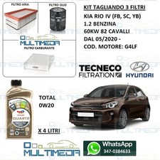 KIT TAGLIANDO 3 FILTRI OLIO