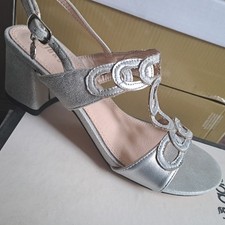 SANDALI DONNA  pelle 37  tacco