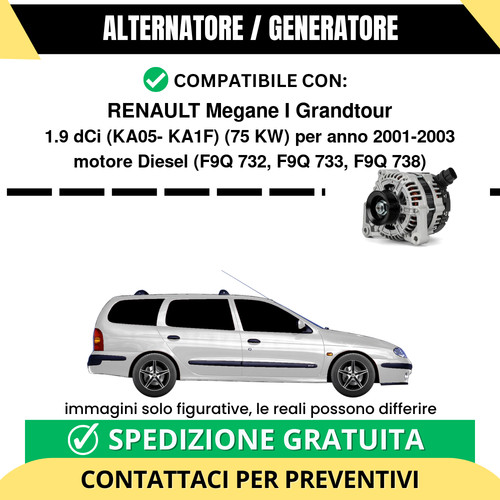 Alternatore renault megane - megane, i