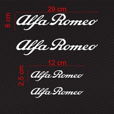 4 Adesivi Alfa Romeo
