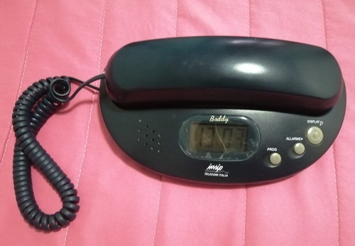 Telefono con orologio - telefono, orologio-sveglia