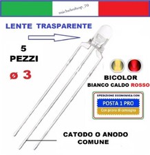 diodo led bicolore bianco