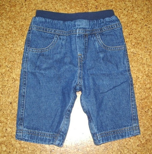 Pantalone jeans blu foderato